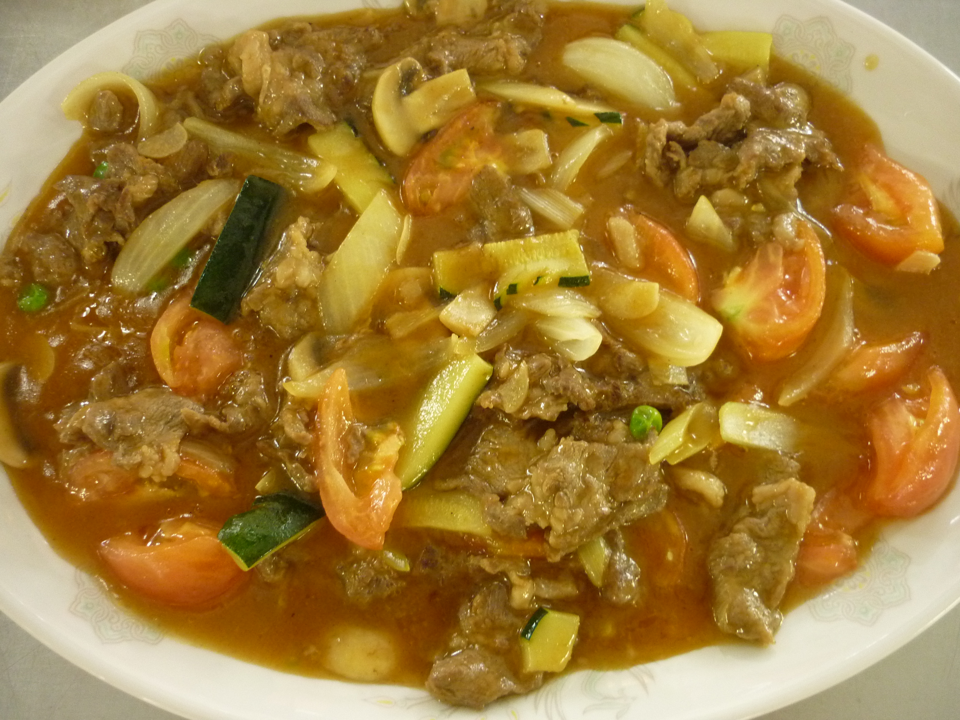 鮮茄牛肉片
