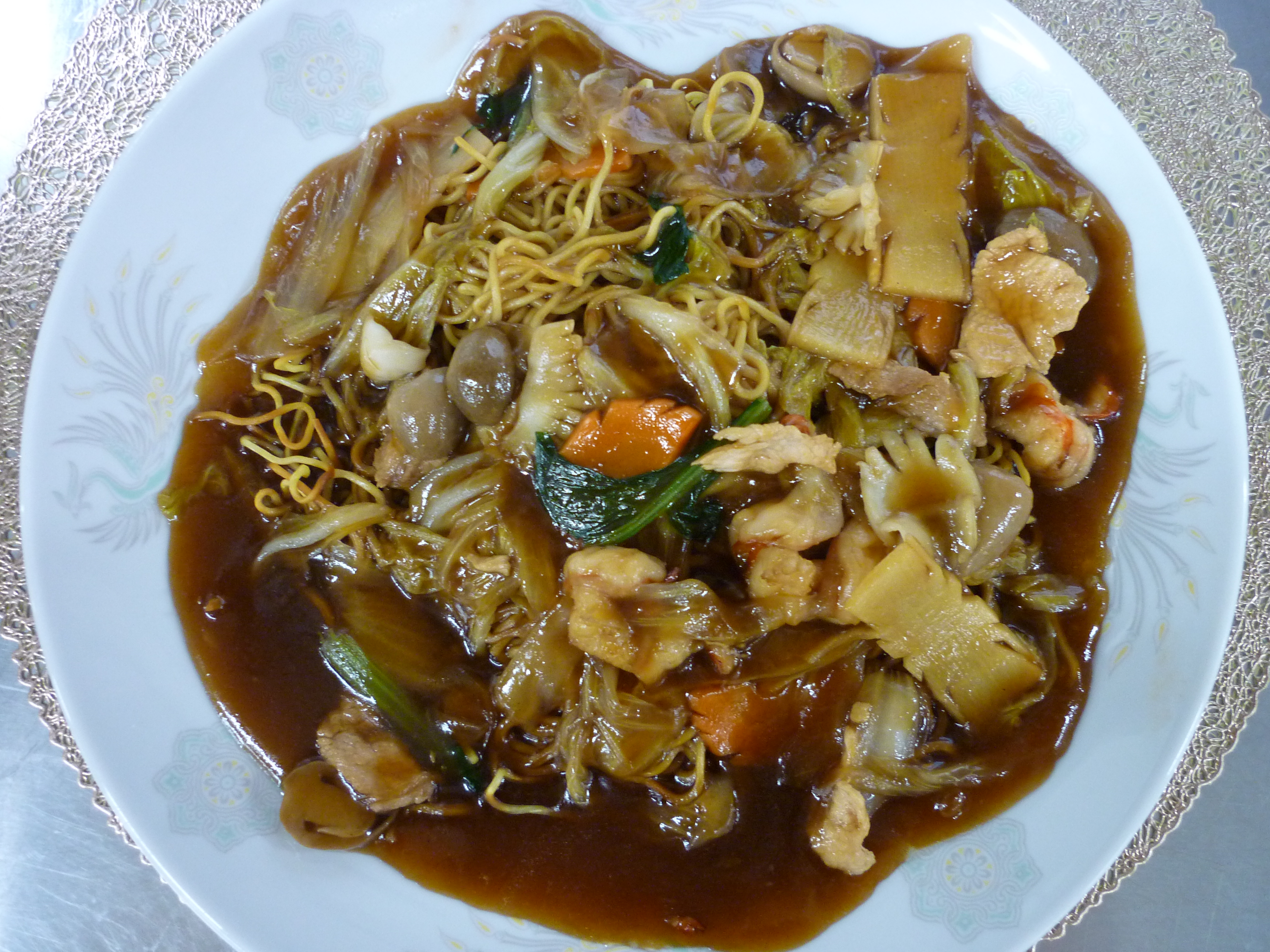 八珍炒麺（あんかけ焼きそば）